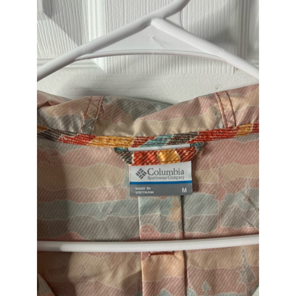 Columbia Flash Forward Lightweight Windbreaker Sunset Mountains Sz: Medium - Picture 3 of 5